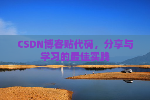 CSDN博客贴代码，分享与学习的最佳实践