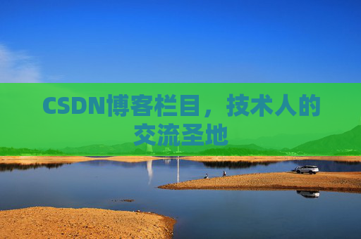 CSDN博客栏目,技术人的交流圣地
